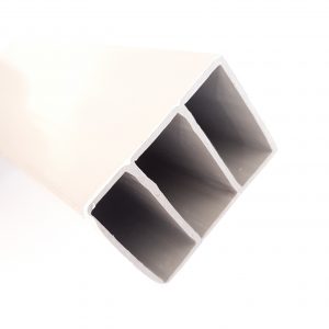 Műanyag kiemelő keret 3x2cm - fehér/barna színben