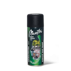 Maestro matt fekete aeroszol 400ml