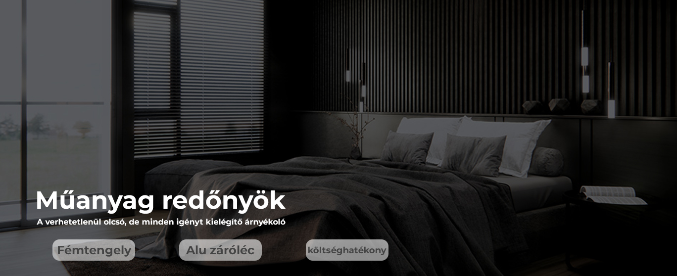 Műanyag redőny